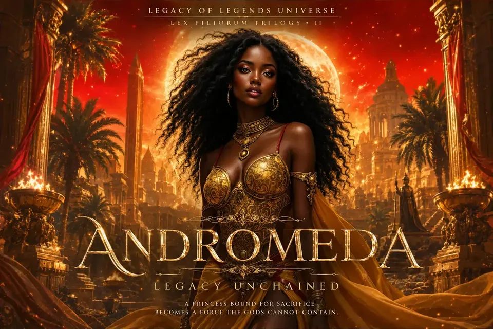 Andromeda: Legacy Unchained key art, Lex Filiorum Trilogy II