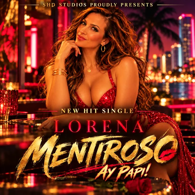 Mentiroso cover art, Lorena Gonzales