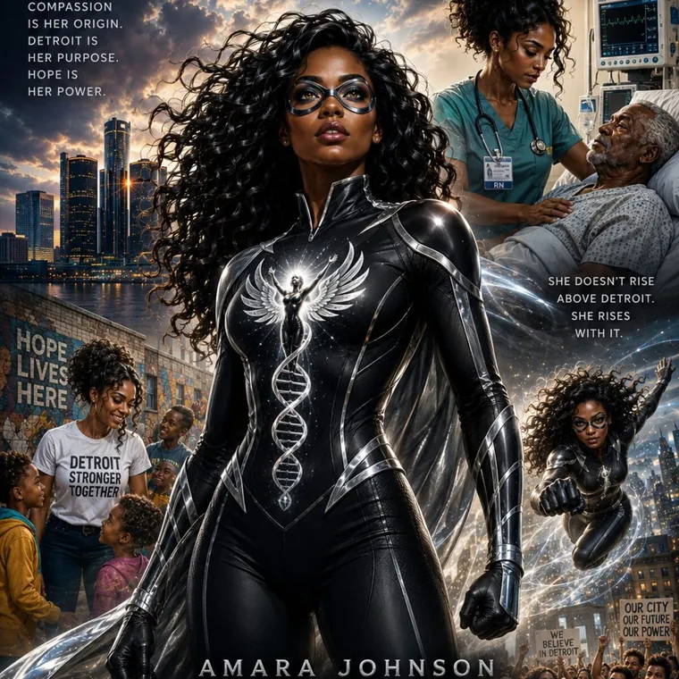 Rise of the Silver Spirit key art featuring Amara Johnson